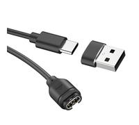 USB C Chargeur Cable pour Garmin Fenix 6 6S 6X Pro,5 5S 5X Plus,7 7S 7X,Forerunner 935 945 745 45S 245,Vivoactive 3 4 4S,Vivomove 3S,Vivosport,Instinct,Venu avec Adaptateur Type-C vers USB-A (100cm)