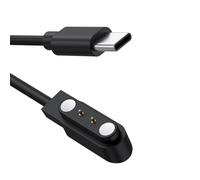 USB C Chargeur pour SW022, AGPTEK LW11,Ticwatch GTX,Haylou LS05, Cable USB 2 Pins 4mm, Accessoires pour Montre Intelligente(60cm)