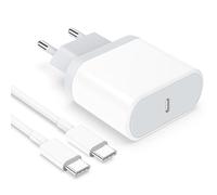 USB C Chargeur Rapide pour iPhone 17/17 Pro/17 Air/17 Pro Max/16/16 Plus/16 Pro/16 Pro Max/15, 25W Type C Prise avec 2M Cable Secteur Mural Alimentation Galaxy S24/S23/S22 Gakaogue