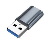 USB C - Convertisseur masculin féminin, connecteur à grande vitesse 3.0 | Accessoire compact résistant pour ordinateur portable Disque dur Clavier de souris Powerbank Tablet Smartphone Imprimante de v