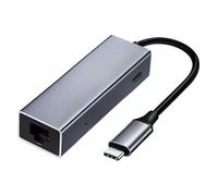 USB C Docking Station, 100 W Pd USB C Multiport Adapter, High-Speed USB C Docking Hub for Fast Charging and Data Transmission, Portable USB C Dock for Laptops, Tablets, and Smartphones