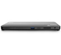 Urban Factory HUBEE mini Plus - Station d'accueil - pour ordinateur portable - USB-C 3.1 Gen 2 - 12-slot - HDMI, 2 x DP - 1GbE - 130 Watt