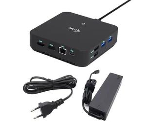 USB-C DP Dual HDMI Docking Station with Power Delivery 100 W + Universal Charger 100W