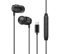 USB C Écouteurs pour Galaxy S23 s22 S20 A54 A53, iPhone 15 Pro Max, Écouteurs filaires Type C avec Microphone Intra - Auriculaire pour iPad Pro Google Pixel