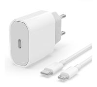 Usb C Fast Charger 20w With Usb C To Lightning Cable 1m Mfi Certified For Iphone 14/14 Pro/14 Pro Max/14 Plus/13/12/11/Se/Xs/8/Ipad, Usbc Ac Plug Type C Wall Power Adapter