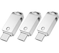 USB C Flash Drive 32GB Dual USB A and USB-C 2 in 1 Metal USB C Flash Drive for Phone,Tablet,Computer,Laptop,MacBook,and More