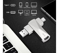 USB C Flash Drive 64GB,Type-C USB Flash Drive 64GB,2 in 1 OTG Pendrive 64GB,Type C and USB 2.0 Memory Stick for Huawei/Oneplus/Xiaomi/Smartphones with Type-C and OTG Enabled,Macbook,PC,Tablet