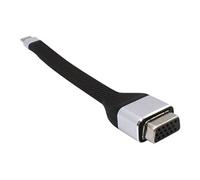 I-Tec Adaptateur vidéo USB-C Flat VGA – USB-C 3.1, 1920 x 1080p/60 Hz – Noir