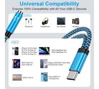 Usb C Headphone Adapter,2 In 1 Usb C To 3.5mm Jack,Type C 3.5mm Headphone Adapter,Compatible With Iphone 16/15 Pro,Galaxy S24 S23 A55,Huawei P60,Google Pixel,Oneplus