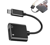 USB C Headphone Adapter, USB C to Aux Audio Dongle Cable Cord, Tablet Fast Charging Charger Adapter for Kids, Adults, All Ages, Family, USB C to 3.5mm Audio Jack Adapter, Audio and Charging Combo
