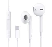 USB C Headphones for iPhone 17 16 15 HiFi Stereo Earbuds with Microphone and Volume Control Headset Type C for Galaxy S23/S22/S21/S20/Ultra Note 10/20, for iPad Pro Pixel 7/6/6a/5/4 OnePlus 9