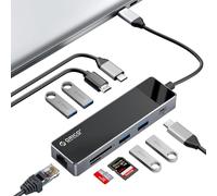 Usb C Hub, Adaptateur Multiport 10 En 1, Station D'Accueil Avec Pd 100 W, Hdmi 4K À 30 Hz, Usb3.0×4, Usb-A2.0, Sd/Tf, Gigabit Ethernet, Dock Usb C Kompatibel Pour Dell/Surface/Hp/Lenovo-Lapt[Z1054]