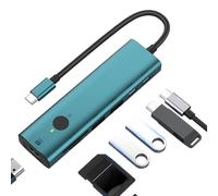 USB C Hub - Hub USB 3.0-7 Ports 4K Portable avec Fonction Veille Écran 5Gbps pour PC Portable Ordinateur