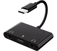USB C Jack Adapter,3 in 1 USB C Jack Adapter and 60W Fast Charger PD for iPhone 16//15/16 Pro Max,Galaxy,Huawei P50/Mate Pixel,Pad.[T68]