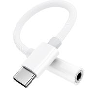 Usb C Jack Adapter [Mfi Certified] Iphone 15 Jack Adapter For Earphones Usb Type-C To 3.5mm Aux Headphones Dac Kompatibel Mit Iphone 15,Galaxy S24 S23 S22,Ipad Mini/Pro/Air