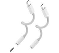 Usb C Jack To Headphone Adapter 3.5 Mm (Pack Of 2) For Iphone 16 15 Pro Compatible With Galaxy S23 S24 For Ipad10 Earphone Jack Audio Cable For Apple Type C Aux Car Phone Connector