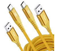 Usb C Kabel 3.1a [2stück 2m] Schnellladung,Ladekabel Usb C Nylon Type C Kabel Für Samsung Galaxy S24 S23 S22 S21 S20 Plus/Ultra/Fe,Iphone 16 15 Pro Max,Note20 10,A72 A71 A52 A51 A5[Cab9160838]