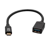 C2G Adaptateur USB-C mâle vers USB-A femelle – USB 3.2 Gen 1 5 Gbit/s, 15 cm, noir