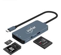 USB C Memory Card Reader for Sony Nikon Camera, 3 in 1 XQD & SD & Micro SD Reader (Not for CFexpress Card)