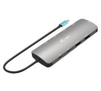 Station d'accueil PC portable I-tec Nano Dock - Station d'accueil - pour tablette, ordinateur portable - USB4 / Thunderbolt 4 - 2 x HDMI - GigE