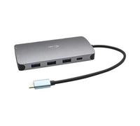 I-Tec Station d'accueil USB-C Nano Dock métallique – HDMI, VGA, LAN, Power Delivery 100W