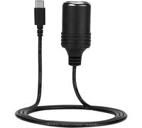 USB C Pd 45w 12-15v /3a Type C mâle à Cigarette Briquet Prise Femelle câble de Conversion 1m pour GPS DVR caméra de Voiture