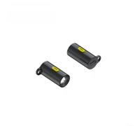 USB C pour mini lampe de poche LED porte-clés 230lm lumineux USB C pour | Ultra compact de 2,5 x 1,28 cm, s'adapte à n'importe quelle poche, trou porte-clés inclus, corps en ABS léger