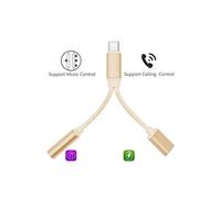 USB C Prise jack audio, USB C Prise casque Adaptateur Type C Câble de synchronisation des données uniquement Support LeTV 2 LeTV 2 Pro LeTV Max 2