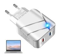 USB C | Rapide Numérique 28 W - avec Prise KR, Mobile Type C 2 Ports | Adaptateur De Prise Mobile, Mur De Rap