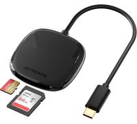 USB C SD Card Reader, 2 in 1 Micro SD Memory Card Reader for TF, SD, Micro SD, SDXC, SDHC, USB C SD Card Reader Compatible with iPhone 15, Samsung Galaxy, MacBook, iPad, Device