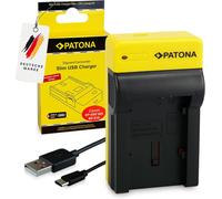 USB-C Slim Chargeur Compatible avec Canon BP-807 BP-808 BP-809 BP-819 BP-820 BP-827 BP-828 Batteries