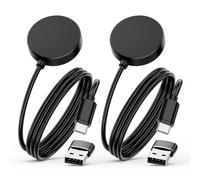 USB C Smartwatch Chargeur Cable pour Samsung Galaxy Watch 8, 8 Classic/7/Ultra 2025/6, 6 Classic/5, 5 pro/Active 1 2, USB-C Câble Charger Montre pour Samsung avec Type-C à USB-A adaptateur 2 Packs