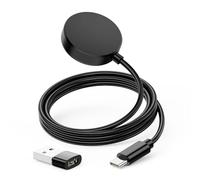 USB C Smartwatch Chargeur Cable pour Samsung Galaxy Watch 8, 8 Classic/ 7 /Ultra 2025/6, 6 Classic/ 5, 5 pro/Active 1,2 USB-C Câble Charger Montre pour Samsung avec Type-C à USB-A adaptateur 1 Mètre