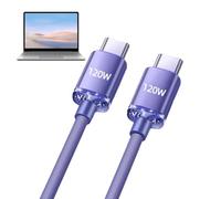USB C Splitter - woven Fast Cable, Double Type Port Adapter, -Charging Cord | Double Extension Connector, Outdoor Travel Power Management Multiple Devices Overvoltage Protection Electronic Lead