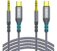 USB C to 3.5mm Aux Audio Jack Cable 4ft Type C to 3.5mm Car Stereo Headphone Adapter Compatible with iPhone 15 Pro Max 15 Plus,iPad Pro,Galaxy S23 S22 S21