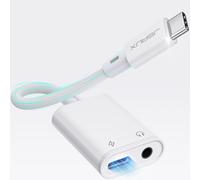 Usb C To 3.5mm Headphone Adapter And Charger 2 In 1 Type C To Aux Audio Jack With Pd 60w For Stereo Headphone Compatible With Iphone 15 Pro Max/15,S23/S22,Ipad Pro