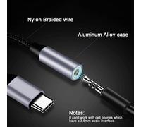 Usb C To 3.5mm Jack Adapter (Pack Of 2),Usb Type C To 3.5mm Headphone Jack Adapter Compatible With Galaxy S22 S21 Huawei Pixel