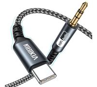 USB-C to 3.5mm Jack Aux Audio Cable 2m for iPhone 15/16,Samsung Galaxy S25/S24/S23/S22/S20,iPad,Pixel,Xiaomi