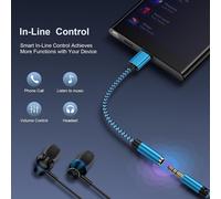 Usb C To 3.5mm Jack Aux Headphone Adapter For S23 S24 S22 S21 S20+ S20 Ultra Note20 A55 A54 A53 A33 A34 A14,Huawei P50/Pro Mate40,Pixel 4 Xl