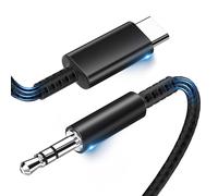 Usb C To 3.5mm Jack Cable 1.2m,Aux Cable Type C 3.5mm Stereo Car Audio Adapter For Samsung Galaxy S22/S21/S20+/Note 20/10/A8,Huawei P40/P30 Pro,Xiaomi 10 Pro/9/8