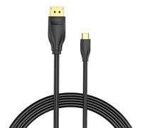 Usb-c To Displayport 8k Hd Cable 1.5m Vention Cgybg (black)
