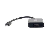 C2G USB C to DisplayPort Adapter Converter - USB Type C to DisplayPort Black - Adaptateur vidéo externe - USB 3.1 - DisplayPort - noir