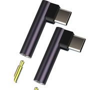 Usb C To Jack Headphone Adapter 3.5mm(2 Pack)Earphone Microphone Aux Audio Cable Accessories For Iphone15 Pro Type C Plug Adapter Compatible For Sdoppiator Headphone For Apple For Ipad