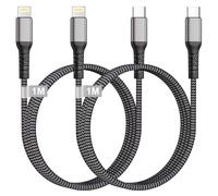 USB C to Lighting Cable 1 m 2 Pack, iPhone Cable USB C MFi Certified iPhone Charger Cable Fast Charging Cable iPhone Cord Wire iPhone Charger for iPhone 14/13/12/11/X, iPad, AirPods