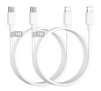 USB C to Lightning Cable 1M-Pack of 2, [MFi Certified] iPhone USB C Cable Charger USB Cable Lightning Cable Fast Charge Cord iPhone Charger USBC Wire for iPhone14/13/12/11/XR/8/7/SE/iPad