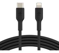 USB-C to Lightning Cable (Fast Charging Cable for iPhone 14 and earlier; MFi Certified USB-C Boost Charge Cable; Black, 2m)