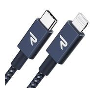 USB C to Lightning Cable MFi Certified, Lightning USB C Power Delivery Nylon Braided Cable for iPhone 14/13/12/11/Pro/Pro Max/XS/XR/X/8, iPad Mini, iPad Air- 1M, Navy Blue