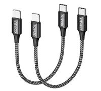 Usb C To Lightning Short Cable, [2pack 0.5m] Mfi Certified Usb C Lightning Cable Fast Charge Power Delivery Compatible With Iphone 14/13 Pro Max/12/11 Pro Max/11/Se 2020/Xr/Xs/X/8 - Black