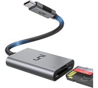USB C to SD/MicroSD Card Reader, Solid Aluminum Adapter USB C Memory Card [Thunderbolt 3], Compatible with iPhone 15 Series MacBook Pro Air iPad Pro Android Galaxy S23 XPS 15