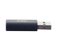 C2G Adaptateur USB C Femelle vers USB A mâle SuperSpeed USB 5 Gbit/s, Compatible avec Smartphones, tablettes et Ordinateurs Portables
